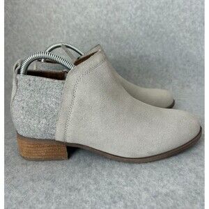 Toms Ankle Bootie Deia Heritage Canvas Shoes Womens Size 8